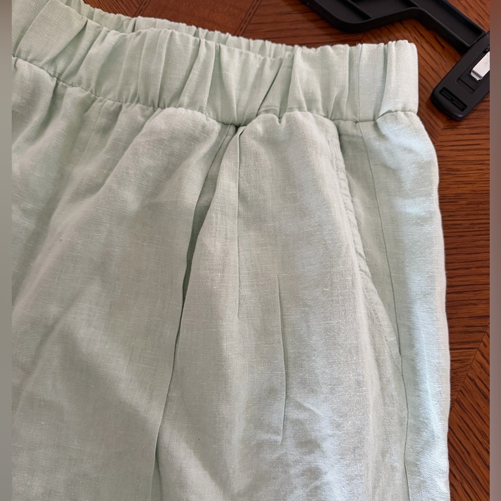 Stateside Mint Green Wide-LegPull-On Pants Size M - Picture 4 of 5
